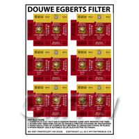 Dolls House Miniature Packaging Sheet of 6 Douwe Egberts Filter Blend