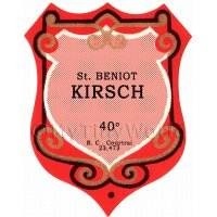 Benoit Kirsch Miniature Dolls House Liqueur Label