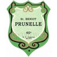 Benoit Prunelle Miniature Dolls House Liqueur Label