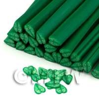 Green Heart Shape Leaf Nail Art Cane (ENC20)