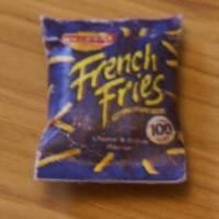 Dolls House Miniature Walkers Cheese And Onion French Fries