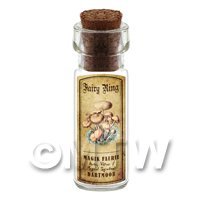Dolls House Apothecary Fairy Ring Fungi Bottle And Colour Label