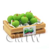 Dolls House Miniature Crate of Granny Smith Apple