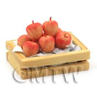 Dolls House Miniature Crate of Gala Apples