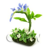 Dolls House Miniature Flower Bed Wisteria