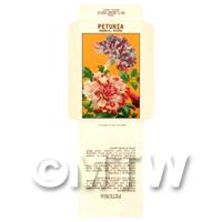 Mixed Petunia Dolls House Miniature Seed Packet 