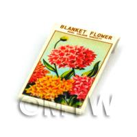 Dolls House Flower Seed Packet - Blanket Flower