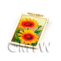 Dolls House Flower Seed Packet - Gaillardia