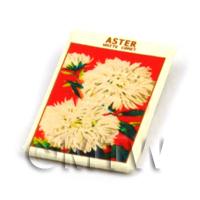 Dolls House Flower Seed Packet - Comet Aster