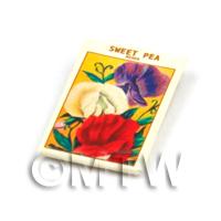 Dolls House Flower Seed Packet - Sweet Pea