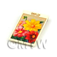 Dolls House Flower Seed Packet - Mixed Dahlia
