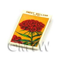 Dolls House Flower Seed Packet - Sweet William