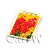 Dolls House Flower Seed Packet - Gilliflower
