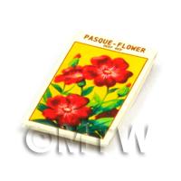 Dolls House Flower Seed Packet - Pasque Flower