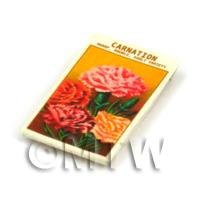 Dolls House Flower Seed Packet - Early Carnation