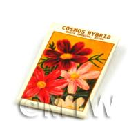 Dolls House Flower Seed Packet - Cosmos Hybrid