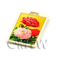 Dolls House Flower Seed Packet - Mixed Poppy