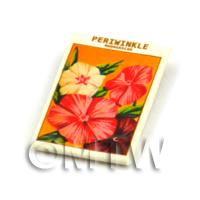 Dolls House Flower Seed Packet - Periwinkle