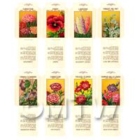 Dolls House Flower Seed Packets (Set 2)  