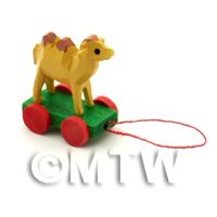 Dolls House Miniature Small Pull-Along Camel
