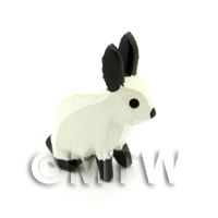 German Dolls House Miniature Small White Rabbit