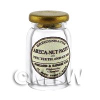Miniature Areca-Nut Paste Glass Apothecary Ointment Jar 
