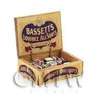 Dolls House Filled Bassets All-Sorts Shop Counter Display Box