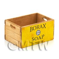 Dolls House Borax Olive Green Branded Wooden Crate