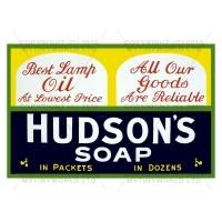 Dolls House Miniature Hudsons Soap Shop Sign Circa 1900