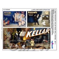 Dolls House Miniature Kellar Magic Poster Set 3 - Set of 3 Long Posters