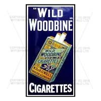 Dolls House Miniature Wild Woodbine Cigarette Shop Sign Circa 1910