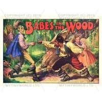 Dolls House Miniature 1930s Babes In The Wood Theatrical Poster