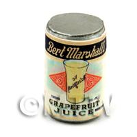 Dolls House Miniature Bert Marshalls Grapefruit Juice Can (1920s)