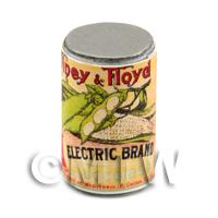 Dolls House Miniature electric Brand Succotash Can (1890s)