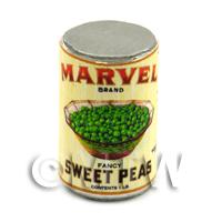 Dolls House Miniature Marvel Brand Sweet Peas Can (1930s)