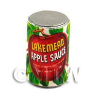 Dolls House Miniature Lakemead Brand Apple Sauce Can (1940s)