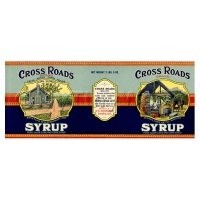 Dolls House Miniature Cross Roads Syrup Label (1920s)