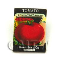 Dolls House Miniature Garden Tomato Seed Packet