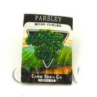 Dolls House Miniature Garden Curled Parsley Seed Packet