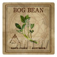 Dolls House Herbalist/Apothecary Square Bogbean Herb Label