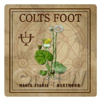 Dolls House Herbalist/Apothecary Square Colts Foot Herb Label
