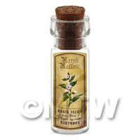Dolls House Apothecary Marsh Mallow Herb Short Colour Label And Bottle
