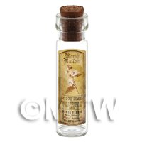 Dolls House Apothecary Marsh Mallow Herb Long Sepia Label And Bottle