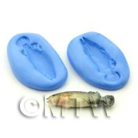 Dolls House Miniature 2 Part Silver Fish Silicone Mould