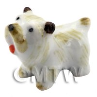 Dolls House Miniature Ceramic West Highland Terrier