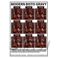 Dolls House Miniature Sheet of 9 Modern Bisto Gravy Packets