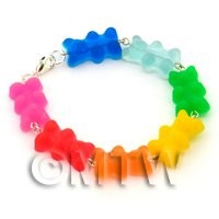 Handmade 7 Colour Jelly Bear Bracelet
