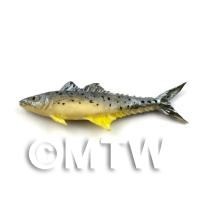 Dolls House Miniature Silver and Yellow Fish 