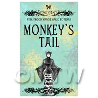 Dolls House Miniature Monkeys Tail Magic Label (S5)