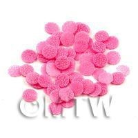 50 All Sorts Pink Jelly Cane Slices - Nail Art (11NS43)